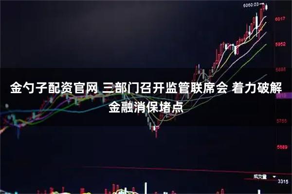 金勺子配资官网 三部门召开监管联席会 着力破解金融消保堵点